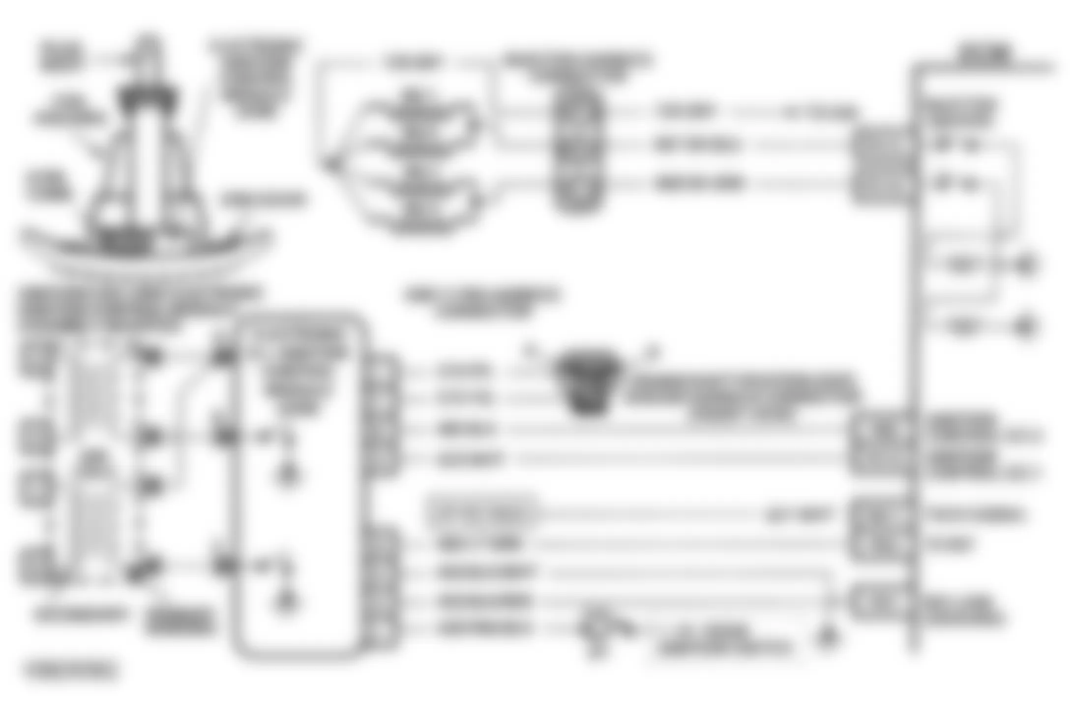 Buick Skylark Custom 1993 - Component Locations -  Code 19 Schematic (2.3L L Body) Intermittent 7X Signal