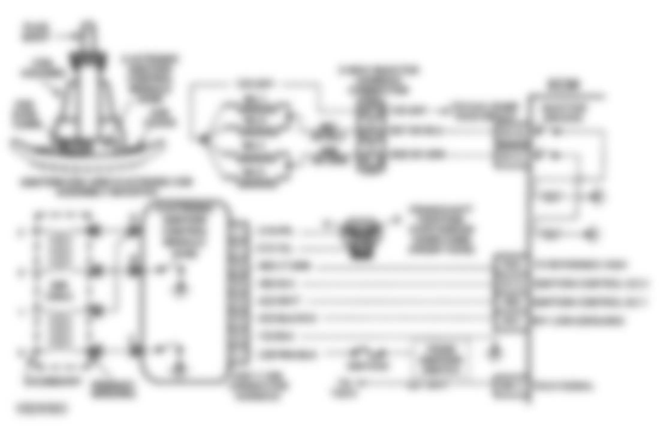 Buick Skylark Custom 1993 - Component Locations -  Code 19 Schematic (2.3L N Body) Intermittent 7X Signal