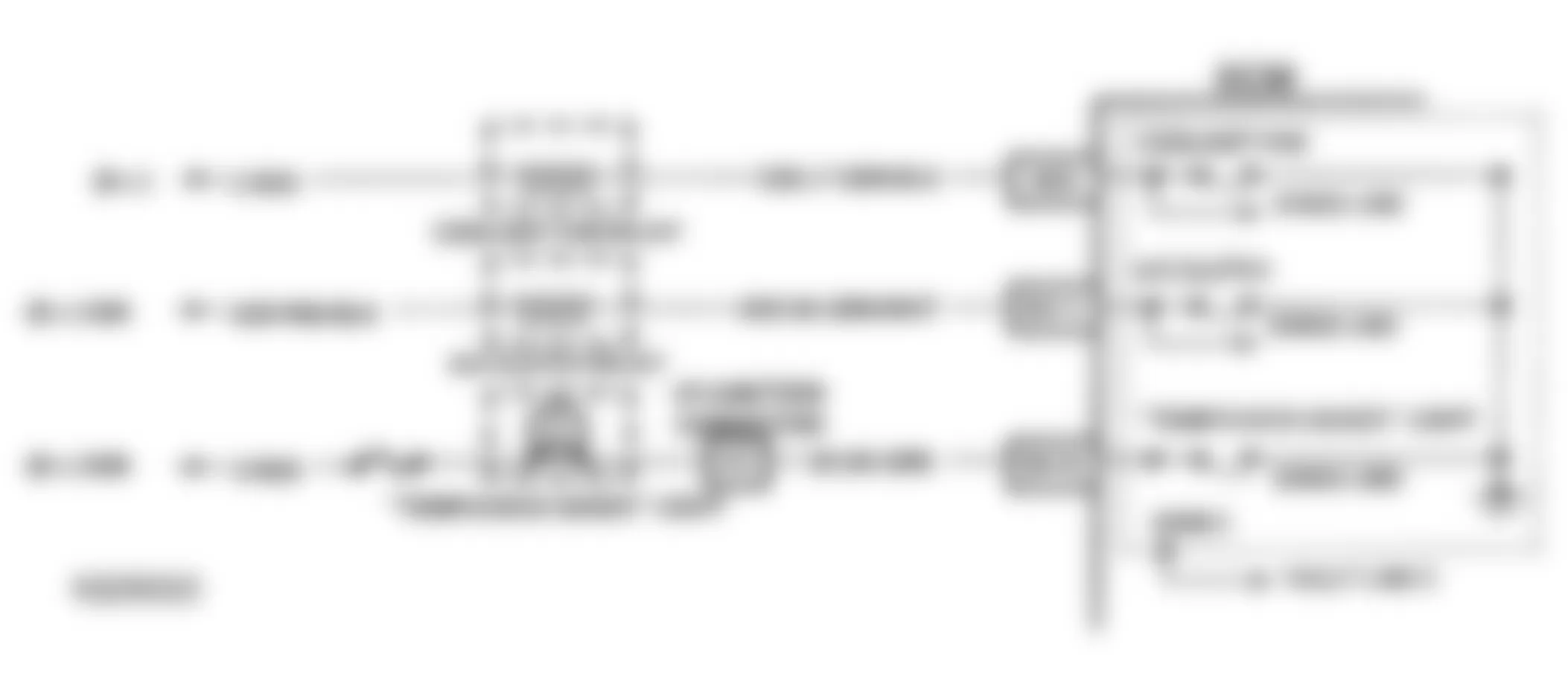 Buick Skylark Custom 1993 - Component Locations -  Code 28 Schematic (2.3L N Body) Quad-Driver No. 2 Error