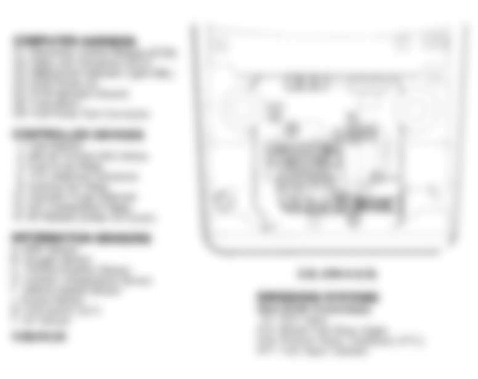 Buick Skylark Gran Sport 1993 - Component Locations -  Component Locations (1 Of 3)