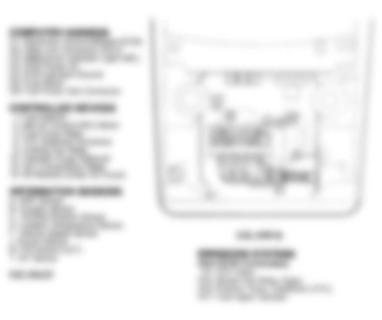 Buick Skylark Gran Sport 1993 - Component Locations -  Component Locations (2 Of 3)