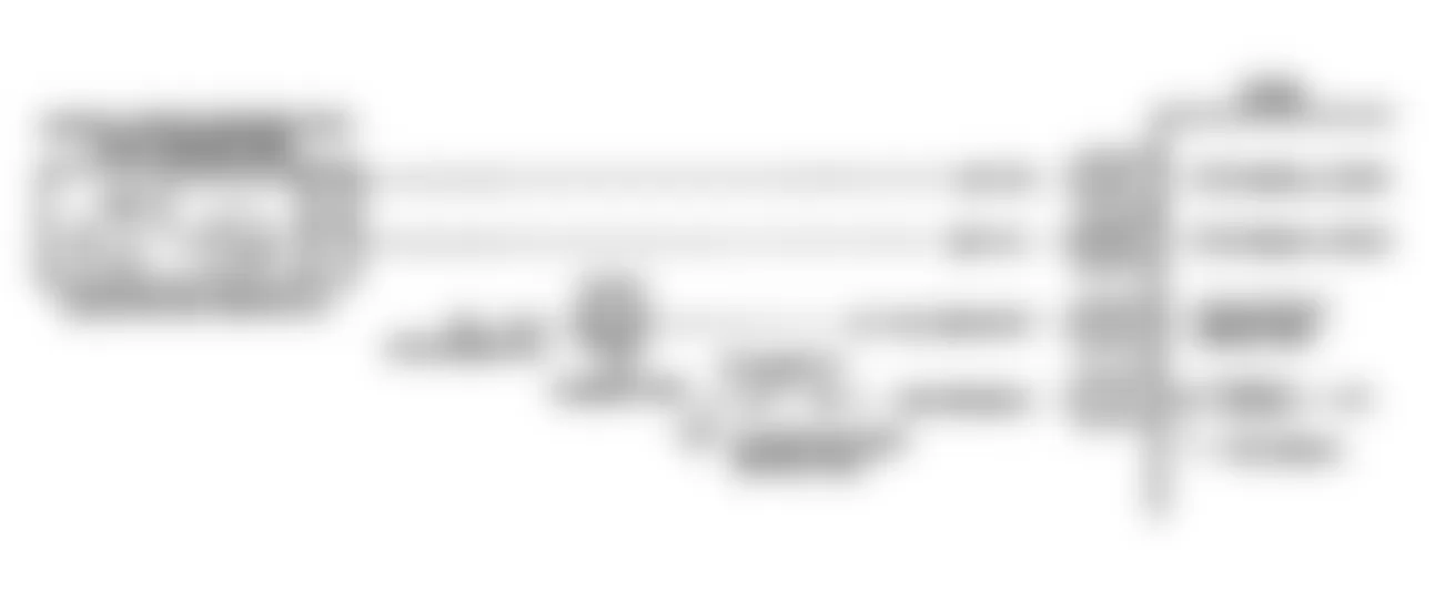 Buick Skylark Gran Sport 1993 - Component Locations -  Code 24 Schematic (2.3L) Vehicle Speed Sensor