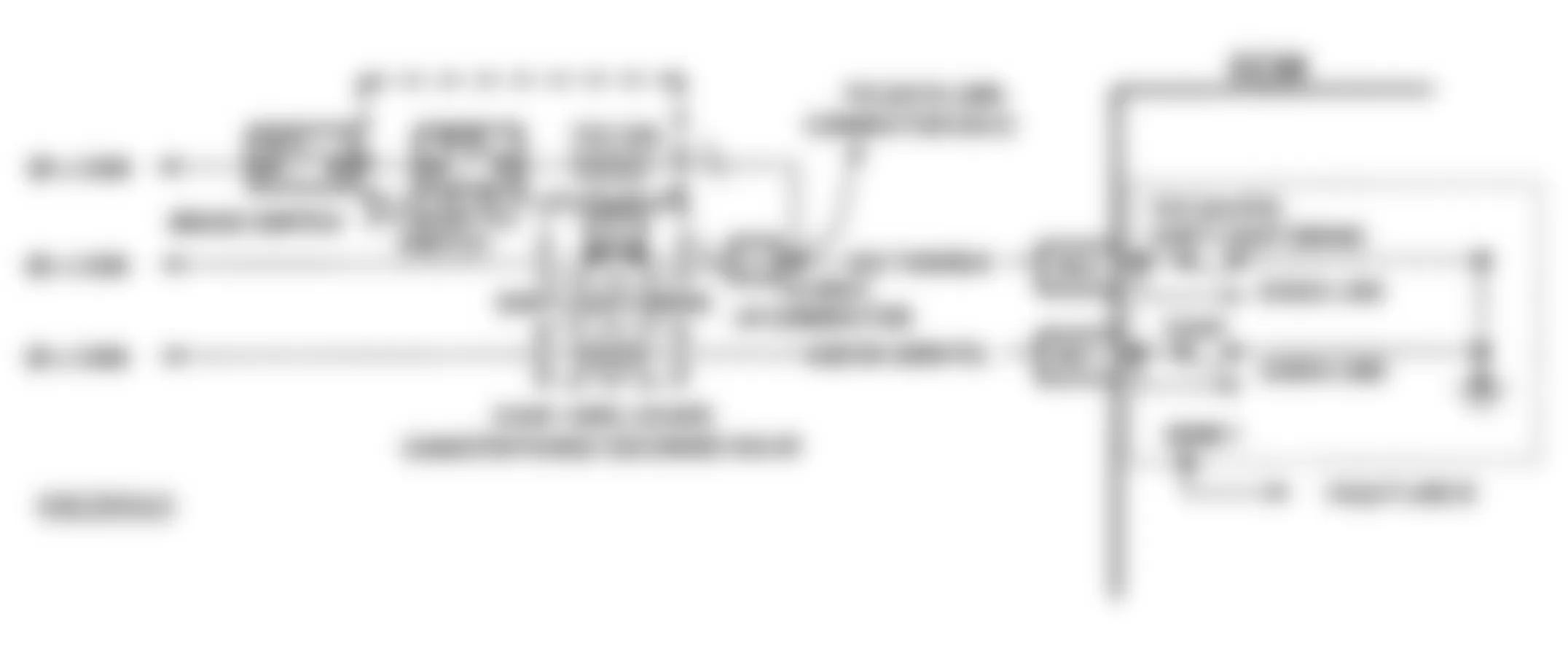 Buick Skylark Gran Sport 1993 - Component Locations -  Code 27 Schematic (2.3L N Body) Quad-Driver No. 1 Error