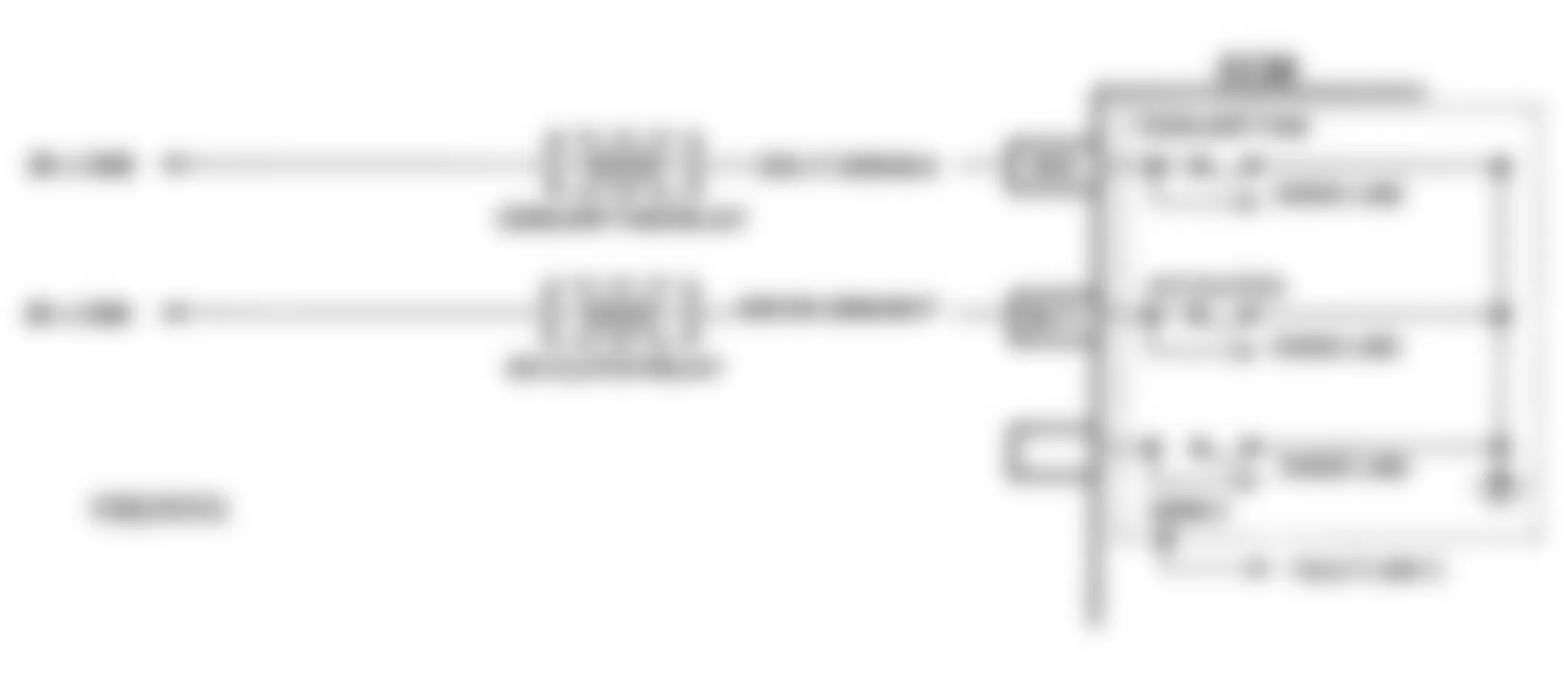 Buick Skylark Gran Sport 1993 - Component Locations -  Code 28 Schematic (2.3L L Body) Quad-Driver No. 2 Error