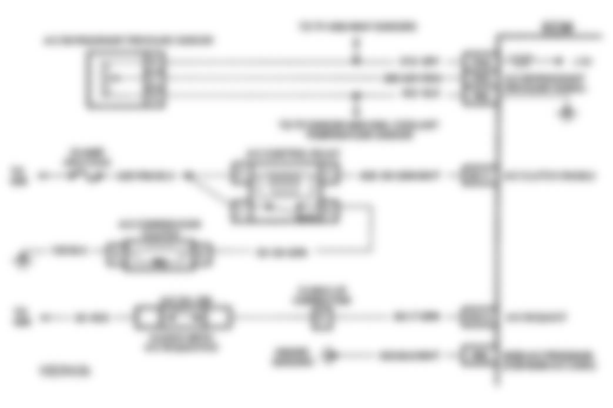 Buick Skylark Gran Sport 1993 - Component Locations -  Code 66 Schematic (2.3L N Body) A/C Pressure Sensor