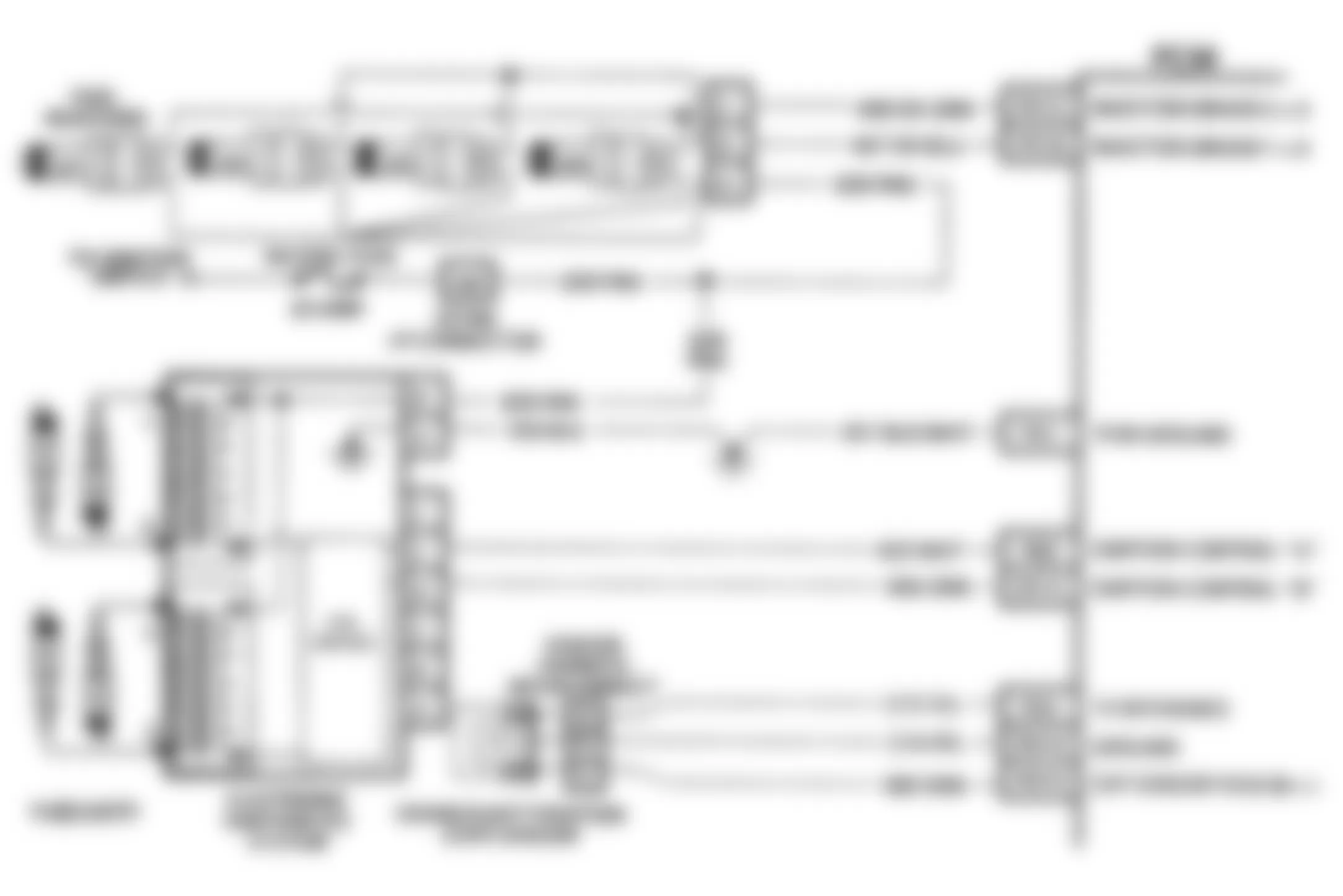 Buick Century 1994 - Component Locations -  Code 19 Schematic (2.2L) Intermittent 7X Signal