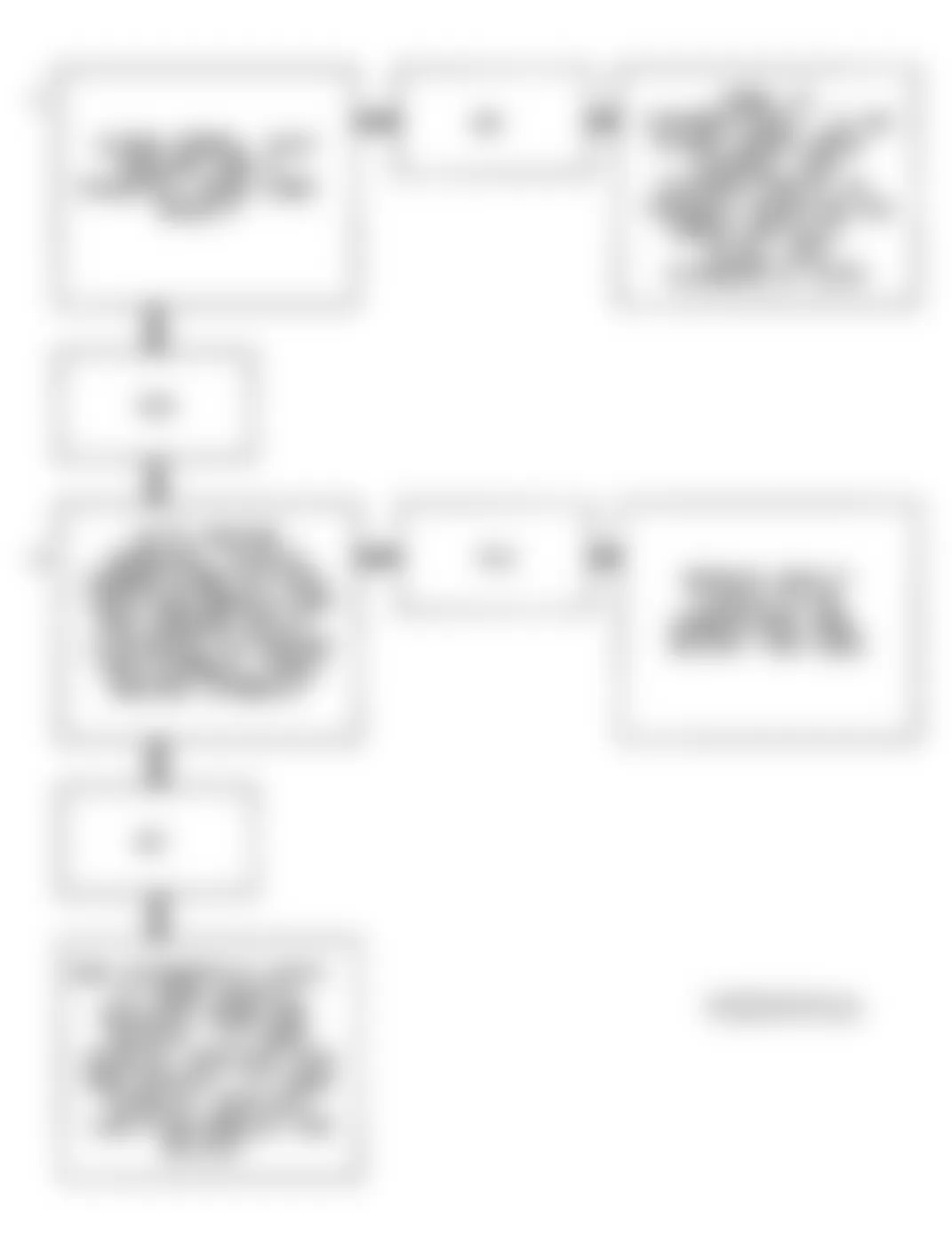 Buick Century Special 1994 - Component Locations -  Code 19 Flow Chart (2.2L) Intermittent 7X Signal