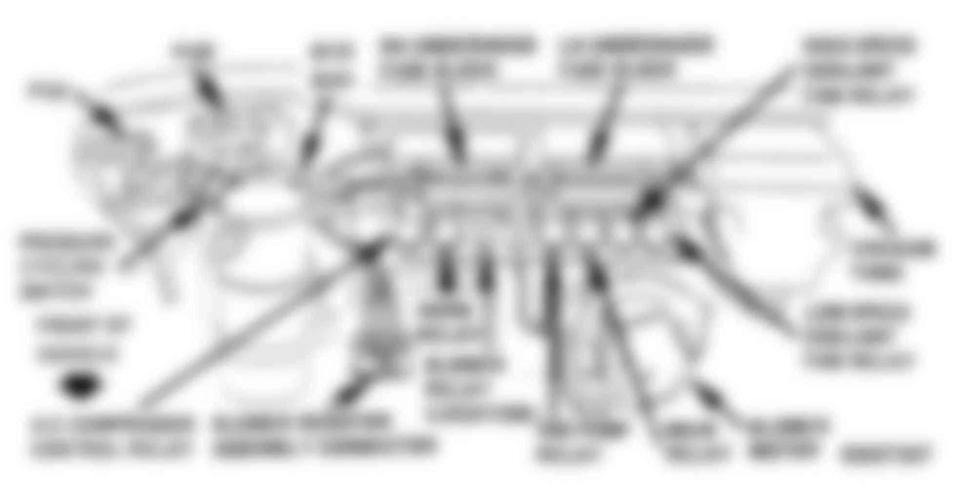 Buick LeSabre Custom 1994 - Component Locations -  Component Locations (3 Of 3)