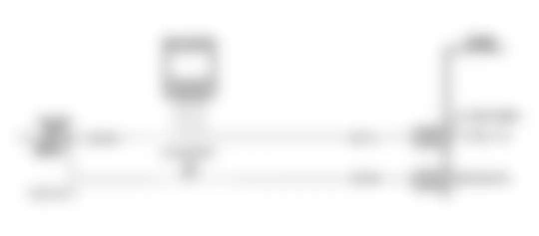 Buick LeSabre Limited 1994 - Component Locations -  Code P0101 Schematic (3.8L) MAF Sensor Circuit