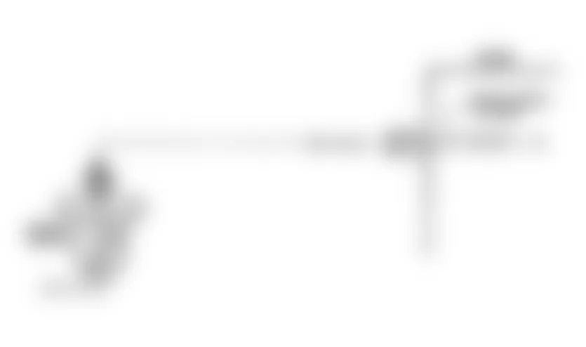 Buick LeSabre Limited 1994 - Component Locations -  Code P0325 Schematic (3.8L) Knock Sensor Error