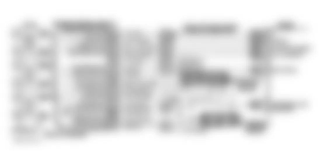 Buick LeSabre Limited 1994 - Component Locations -  Code P0342 Schematic (3.8L) CAM Signal Circuit