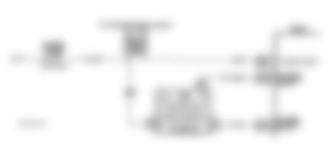 Buick LeSabre Limited 1994 - Component Locations -  Code P0703 Schematic (3.8L) TCC Brake Switch Input