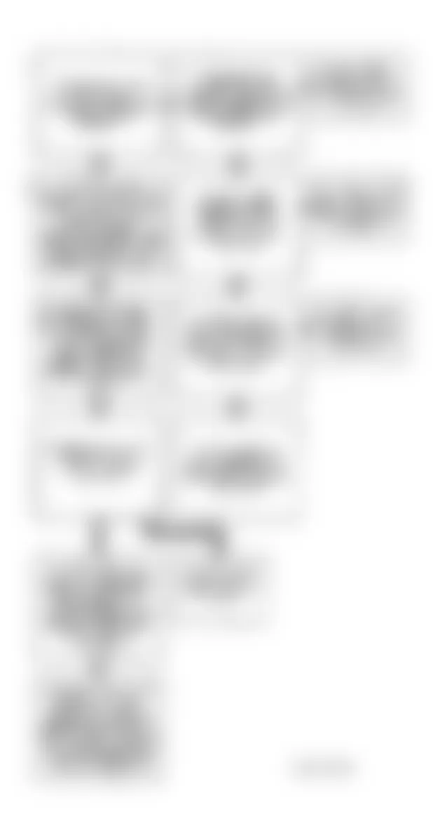 Buick LeSabre Limited 1994 - Component Locations -  Code P1406 Flow Chart (3.8L - 1 Of 2) EGR Valve Pintle Position