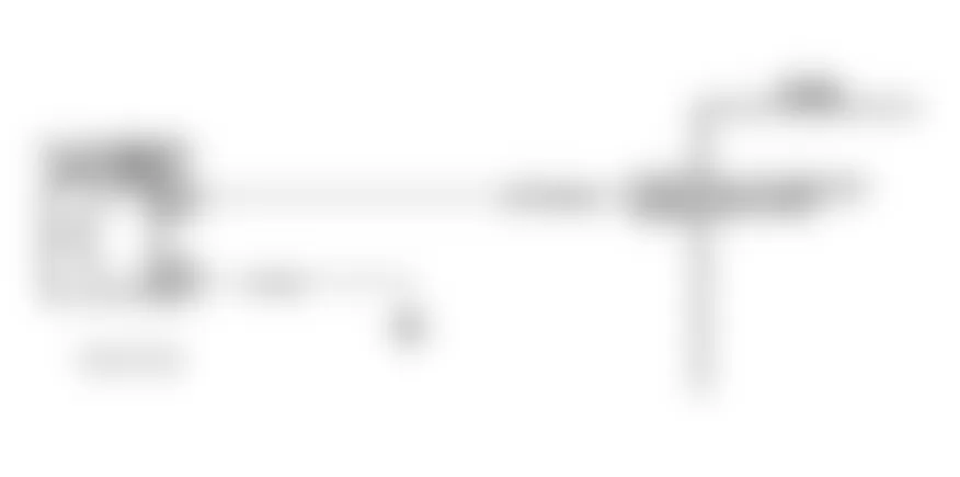 Buick LeSabre Limited 1994 - Component Locations -  Code P1619 Schematic (3.8L) Engine Oil Life Monitor Reset Circuit