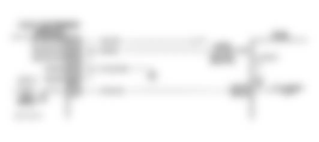 Buick LeSabre Limited 1994 - Component Locations -  Code P1626A/P1629 Schematic (3.8L) Pass-Key II Fuel Enable Circuit