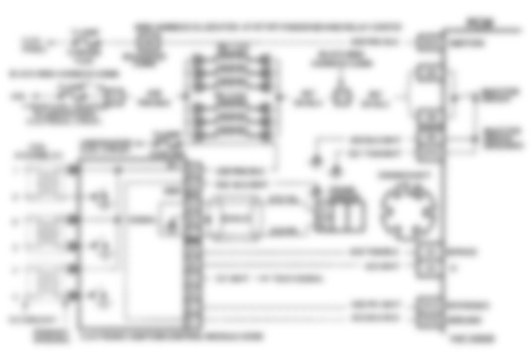 Buick Regal Gran Sport 1994 - Component Locations -  Code 42 Schematic (Except Lumina) IC Circuit Open/Grounded