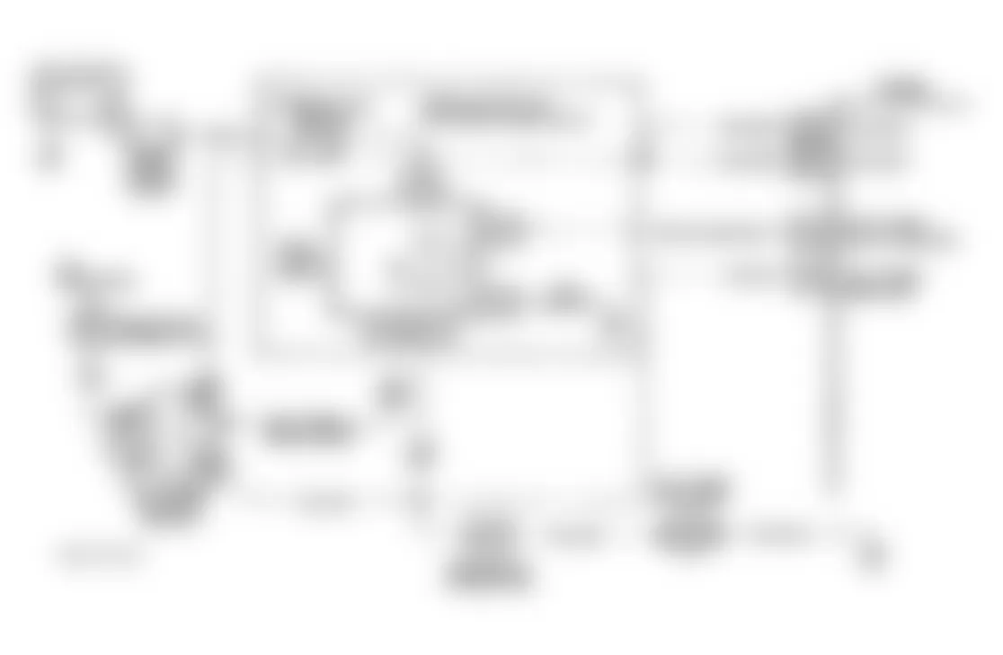 Buick Regal Gran Sport 1994 - Component Locations -  Code 54 Schematic (Except Lumina) Fuel Pump Voltage Low