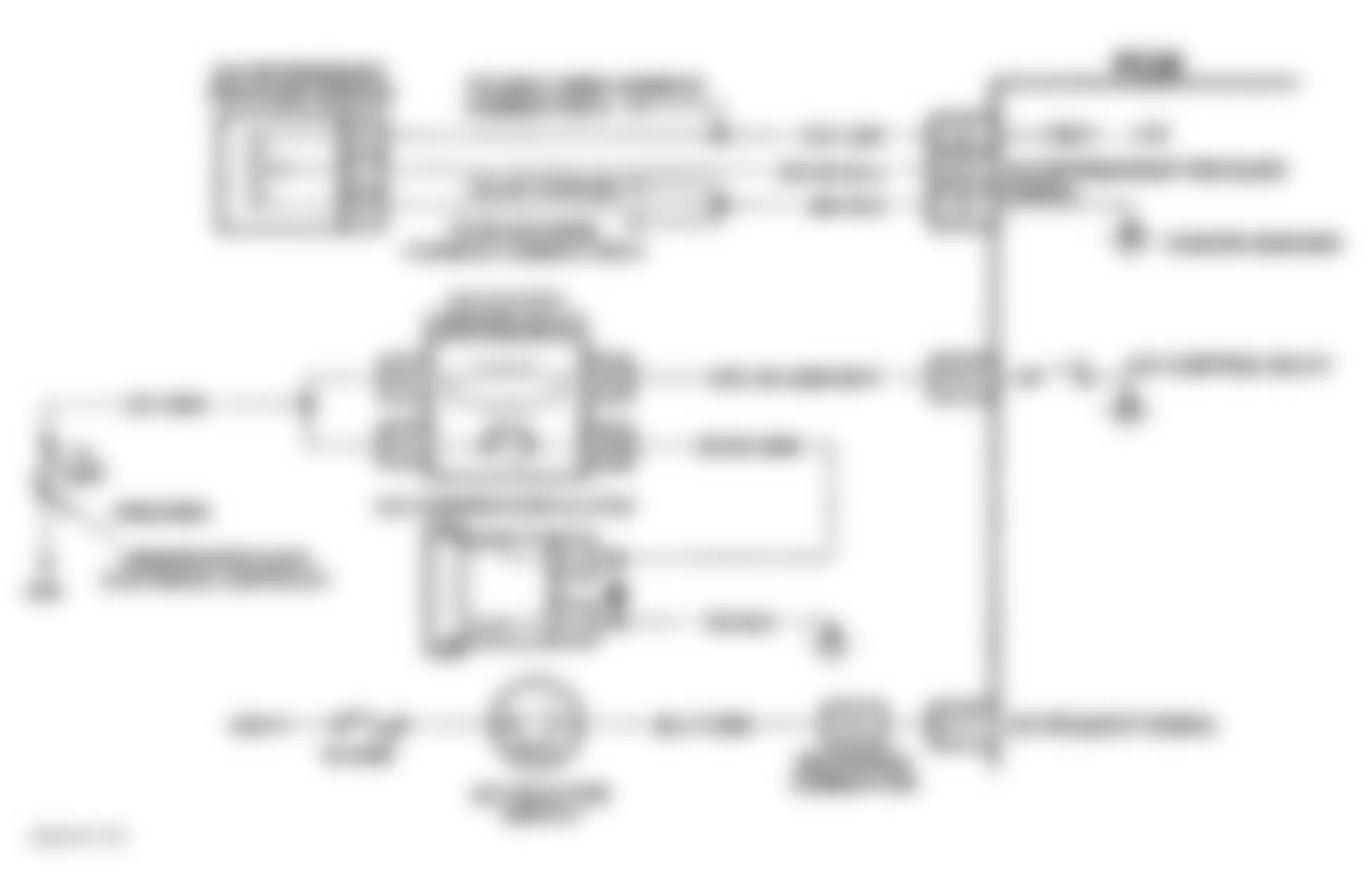 Buick Regal Gran Sport 1994 - Component Locations -  Code 66 Schematic (Lumina) Low A/C Charge