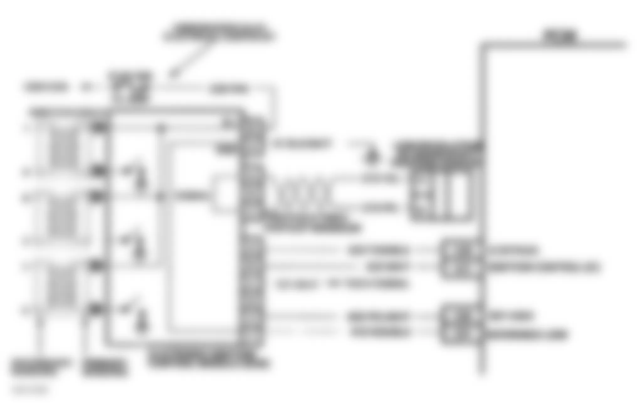 Buick Regal Gran Sport 1994 - Component Locations -  Code 82 Schematic (3.1L) 3X Signal Error