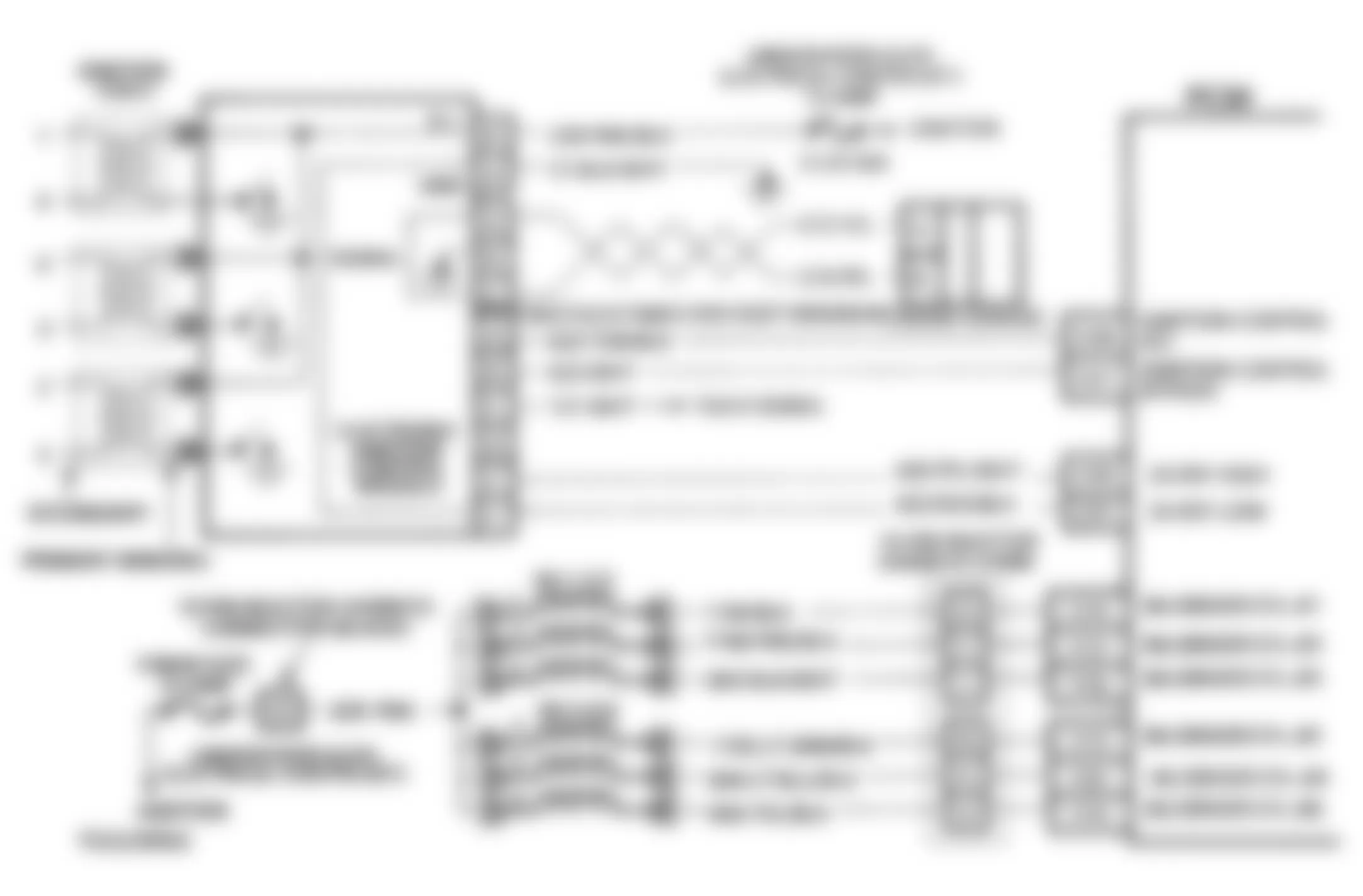 Buick Regal Limited 1994 - Component Locations -  Code 41 Schematic (3.1L) Cylinder Select Error