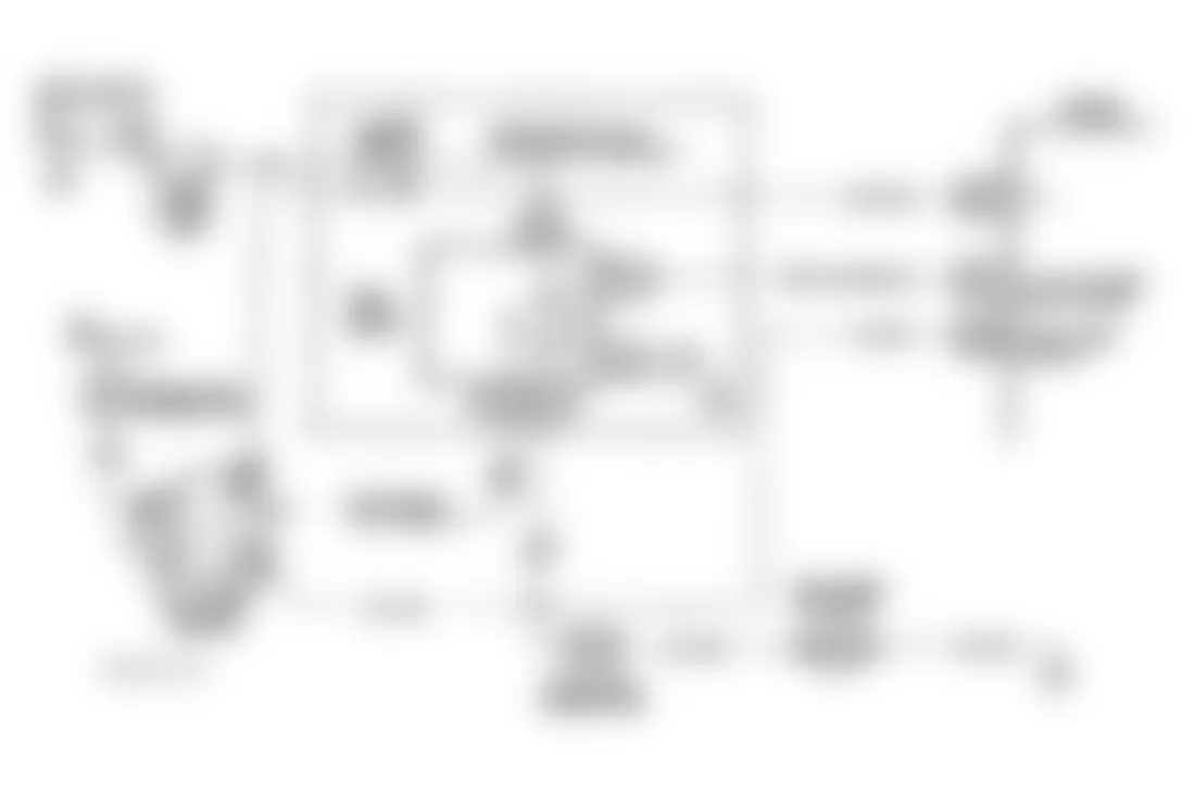 Buick Regal Limited 1994 - Component Locations -  Code 54 Schematic (Lumina) Fuel Pump Voltage Low