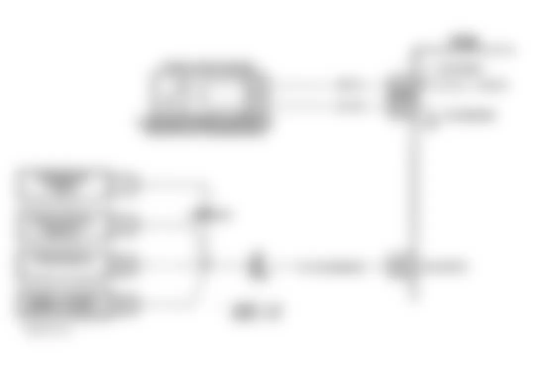 Buick Roadmaster 1994 - Component Locations -  Code 24 Schematic (5.7L) Vehicle Speed Sensor