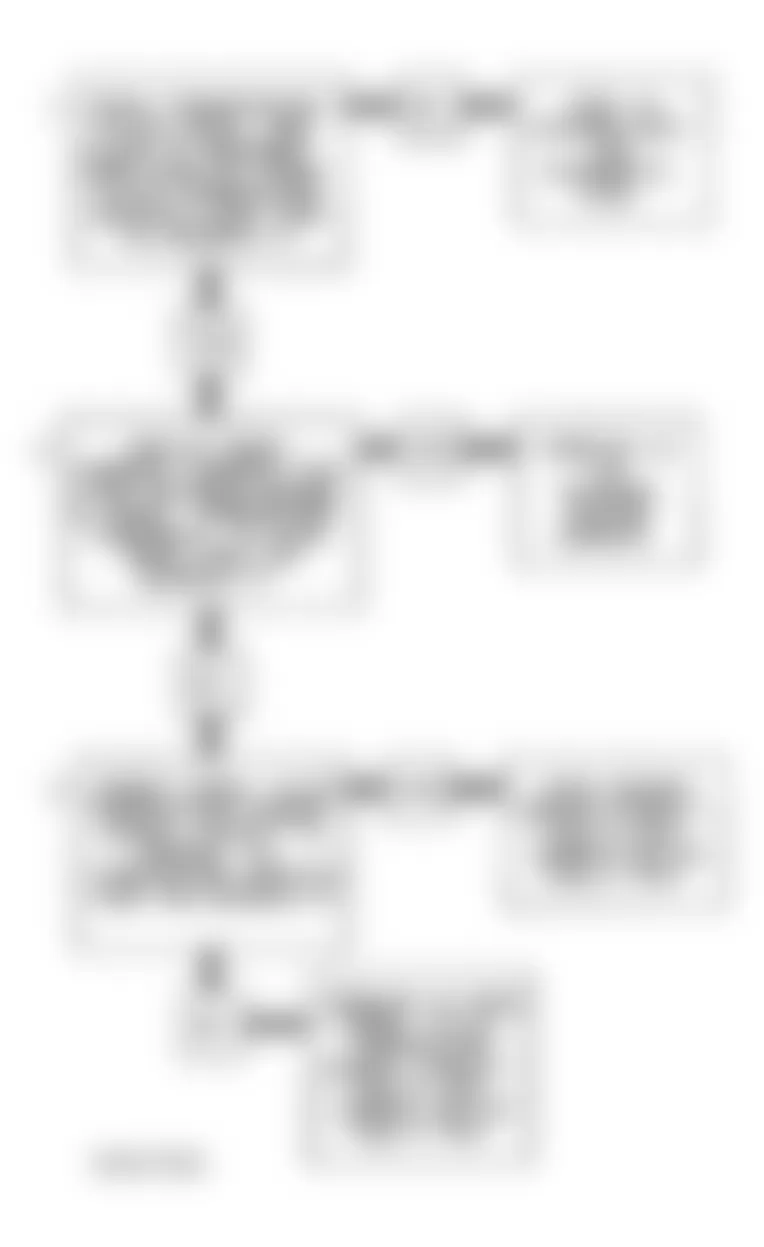 Buick Roadmaster 1994 - Component Locations -  Code 59 Flow Chart (5.7L) Transmission Temperature Sensor Low Temperature