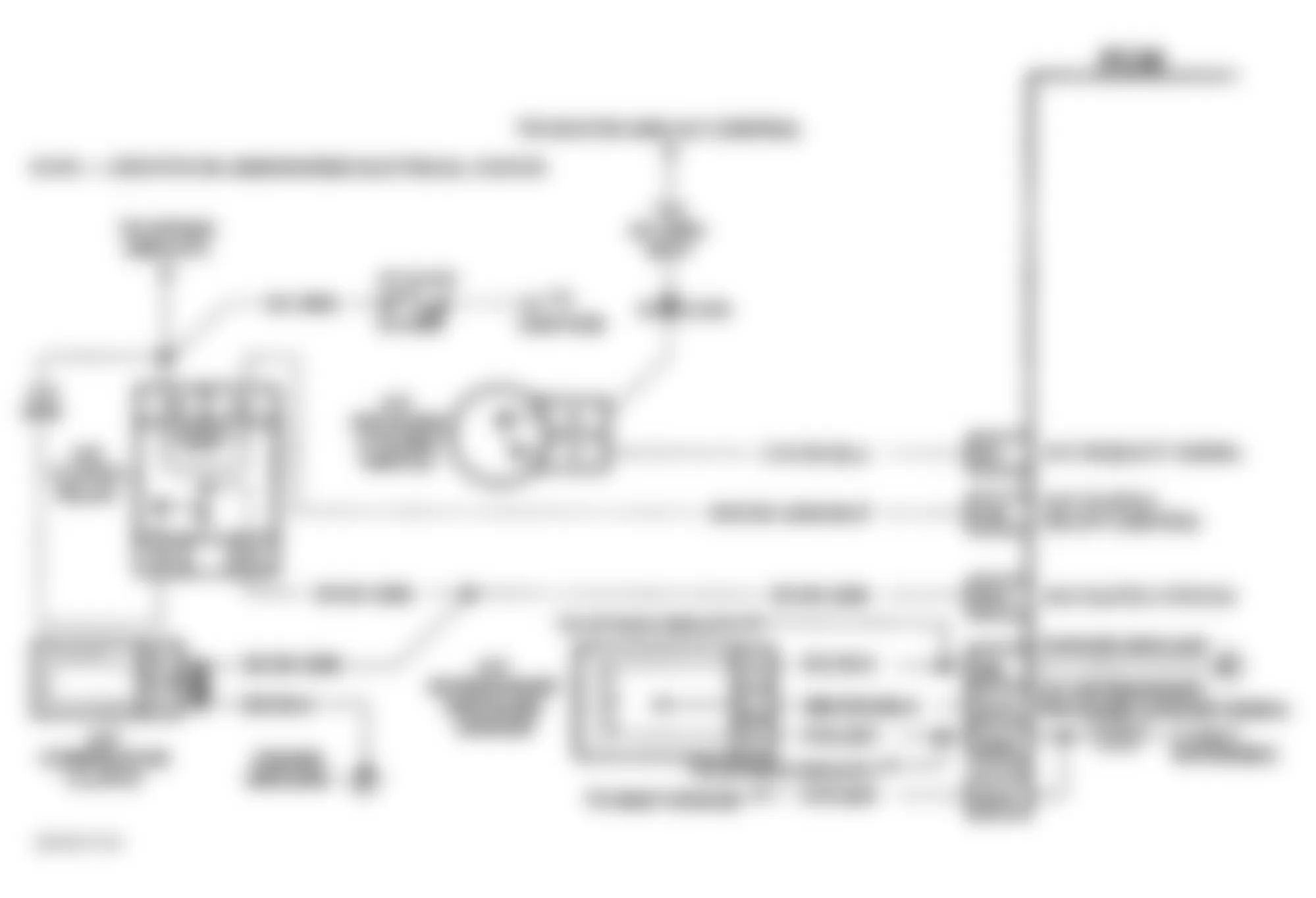 Buick Roadmaster 1994 - Component Locations -  Code 68 Schematic (5.7L) A/C Relay Circuit Shorted