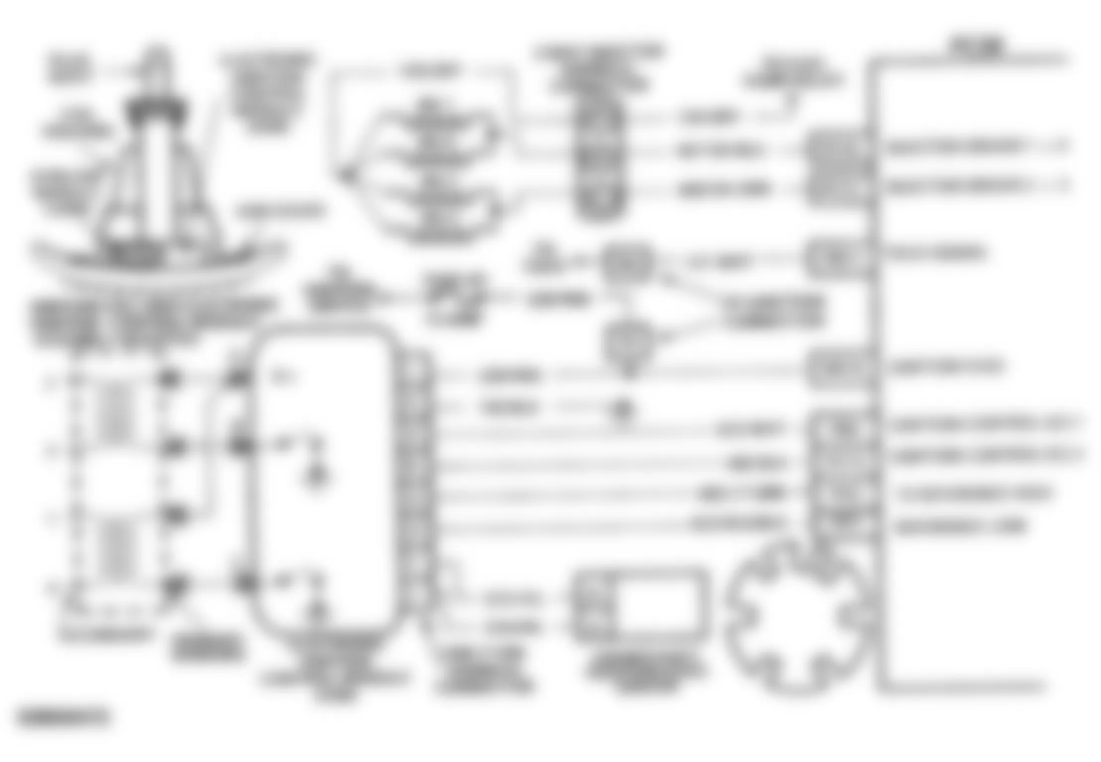 Buick Skylark Gran Sport 1994 - Component Locations -  Code 19 Schematic (2.3L) Intermittent 7X Signal