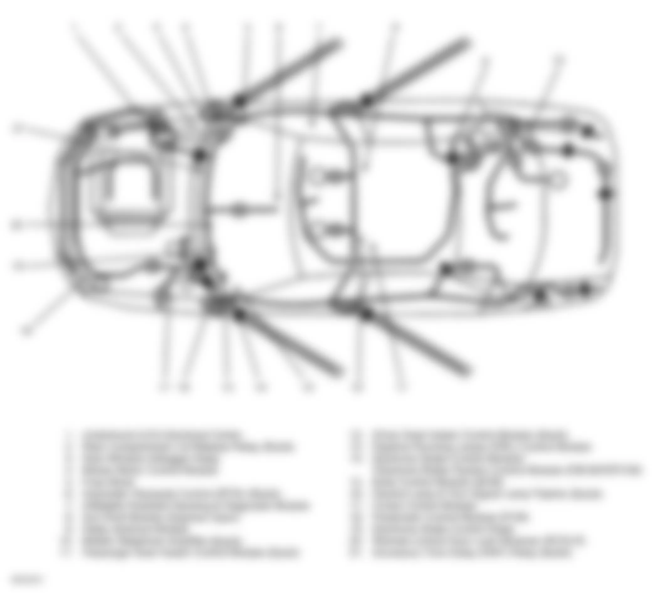 Buick Century Custom 1998 - Component Locations -  Top Of Vehicle