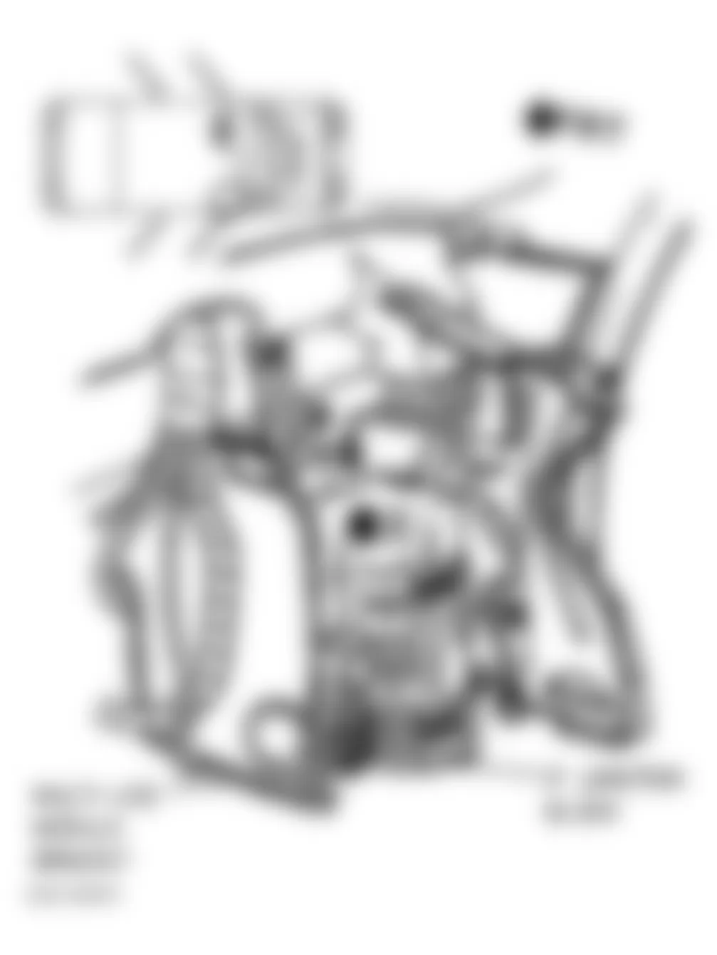 Buick LeSabre Limited 1998 - Component Locations -  Locating Instrument Panel Junction Block