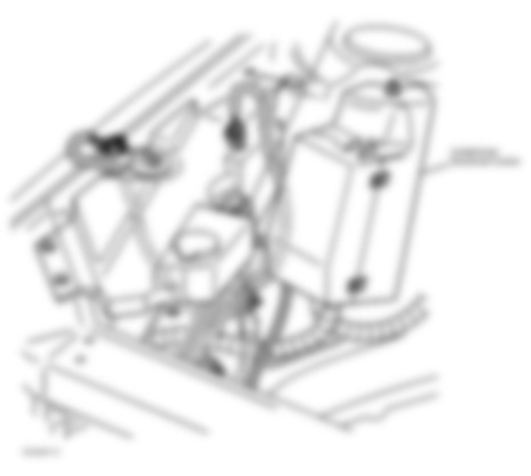 Buick Regal LS 1998 - Component Locations -  Locating Underhood Accessory Wiring Junction Block