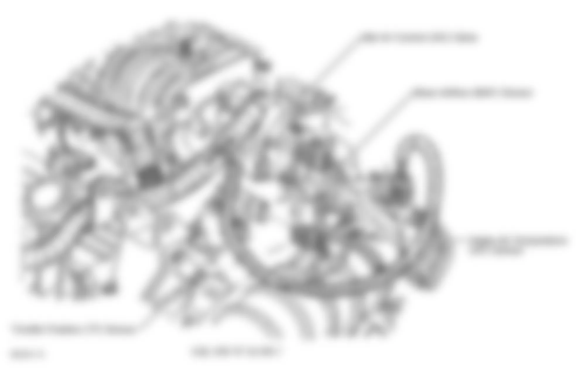 Buick Century Limited 1999 - Component Locations -  Top Of Engine (3.8L VIN K & VIN 1)