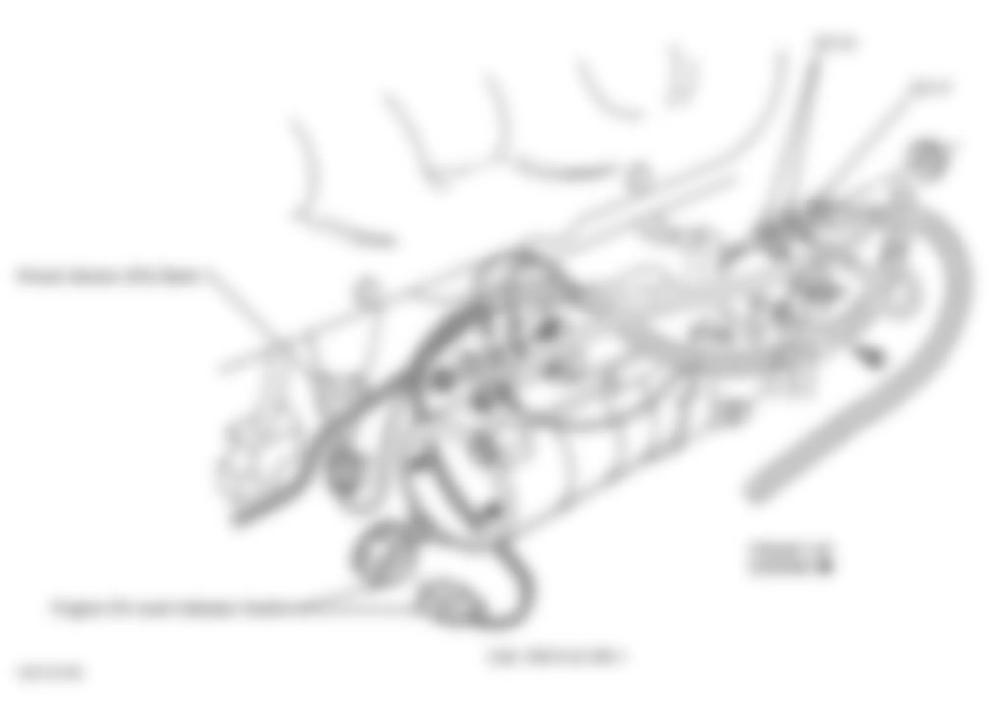Buick Century Limited 1999 - Component Locations -  Bottom Left Of Engine (3.8L VIN K & VIN 1)