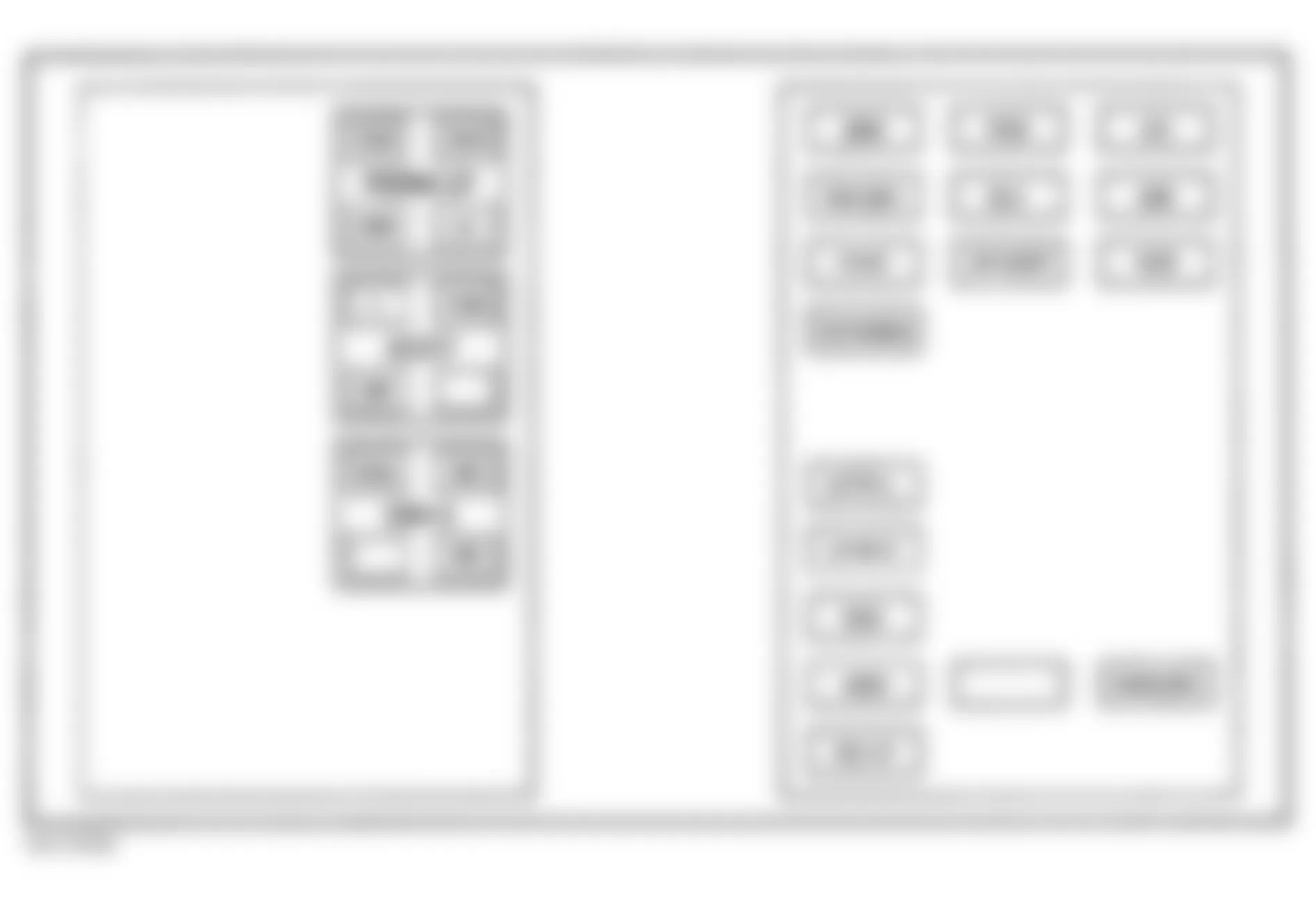 Buick Park Avenue 1999 - Component Locations -  Identifying Instrument Panel Fuse Block Components