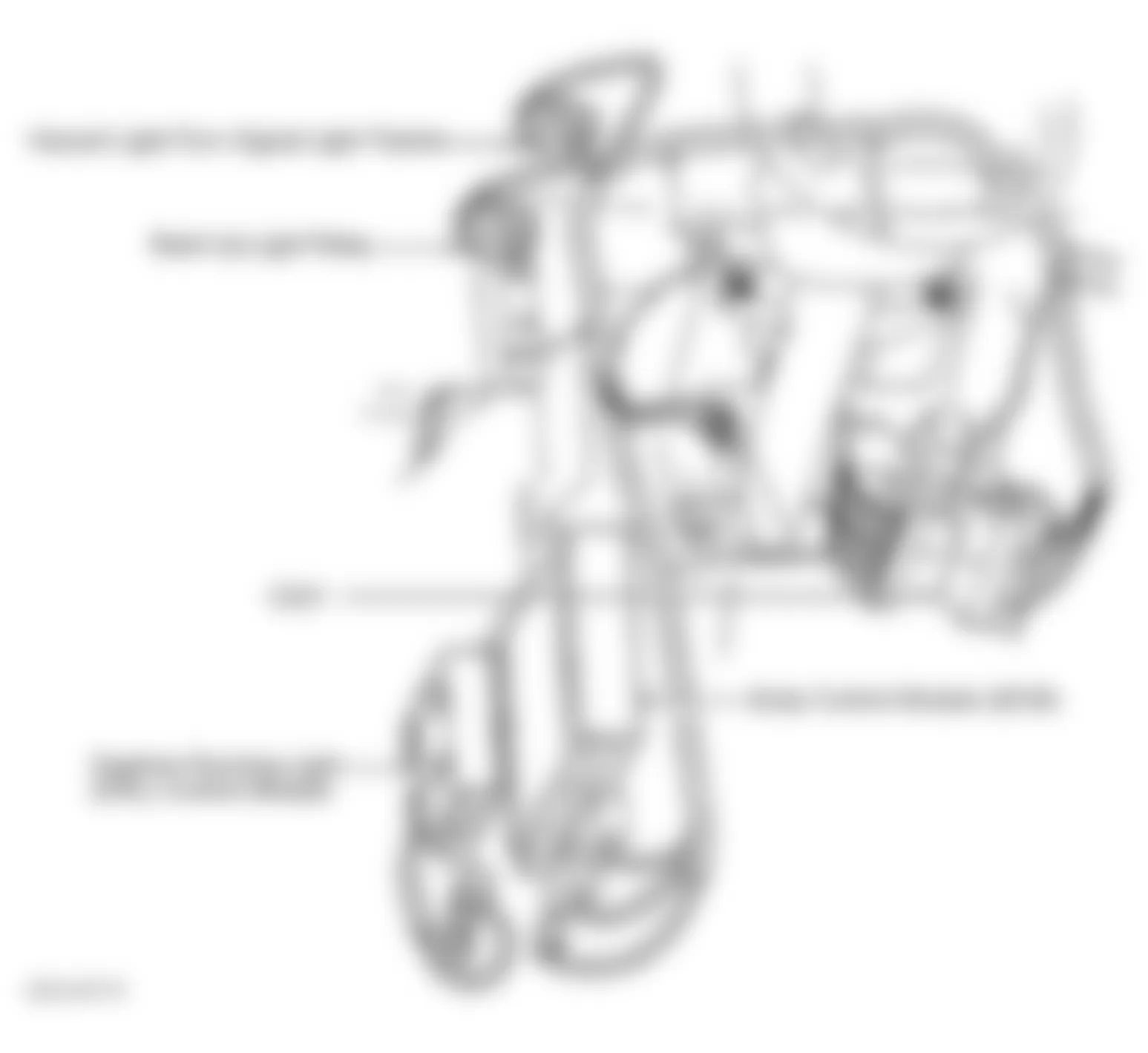 Buick Regal LS 1999 - Component Locations -  Body Control Module