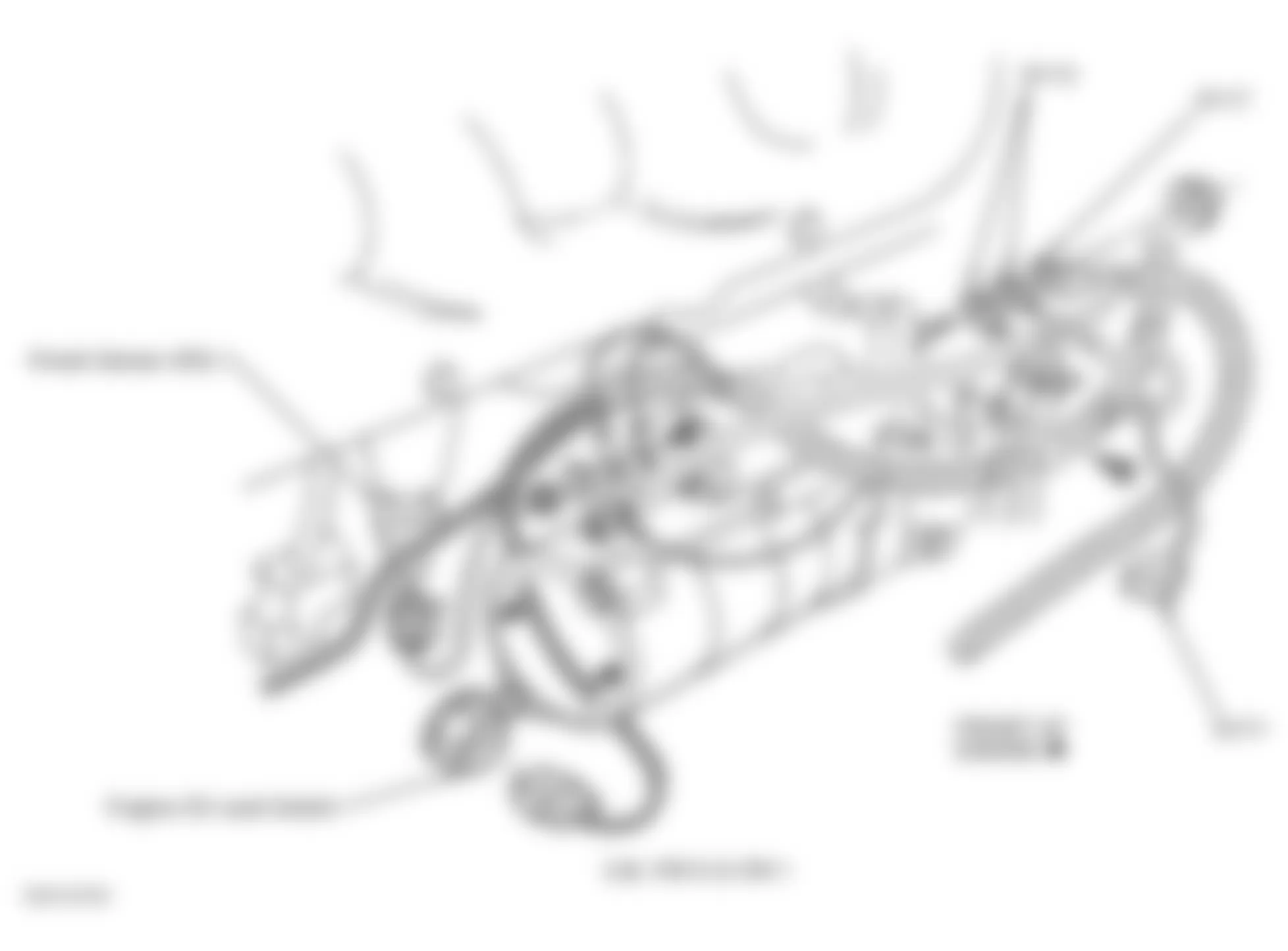 Buick Century Limited 2000 - Component Locations -  Left Side Of Engine (3.8L VIN K & 3.8L VIN 1)