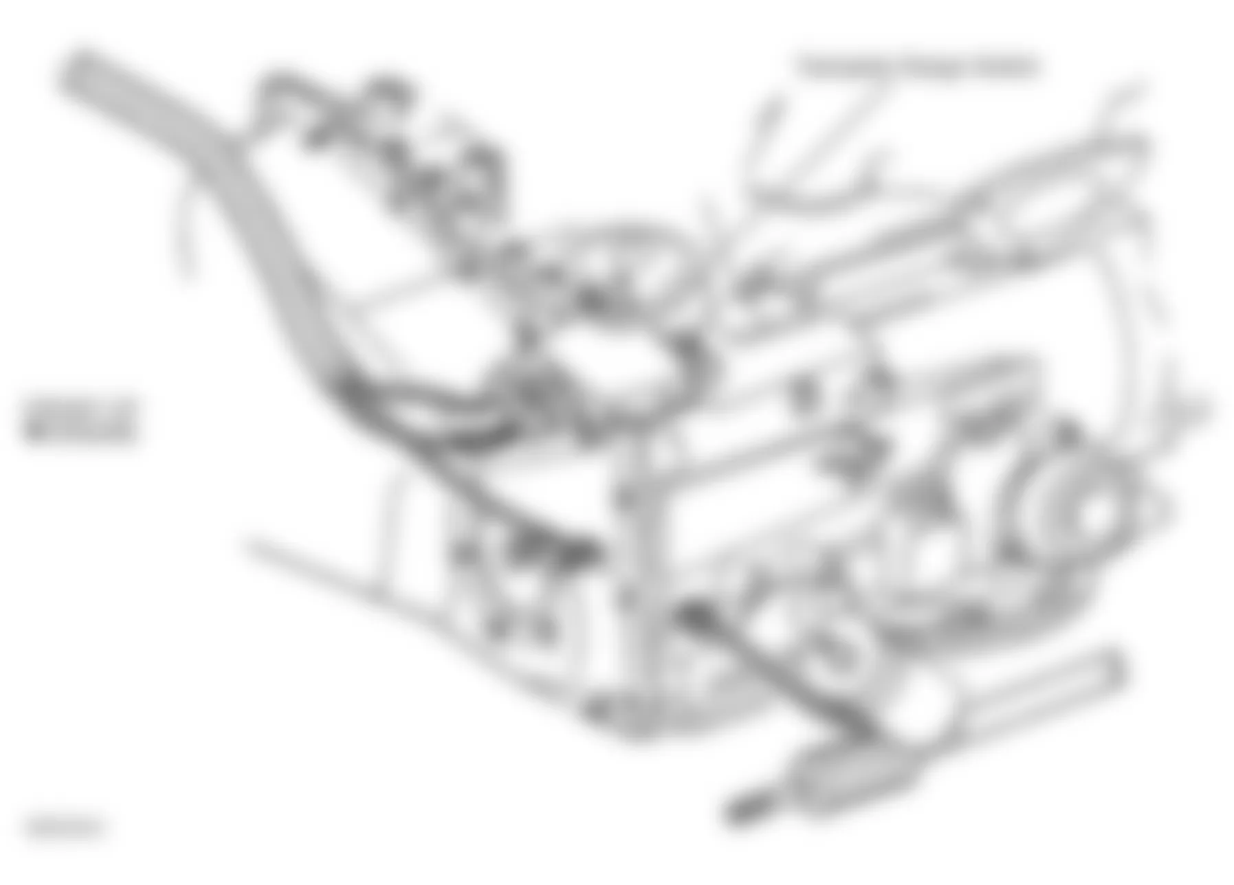 Buick Century Limited 2000 - Component Locations -  Right Rear Of Transaxle