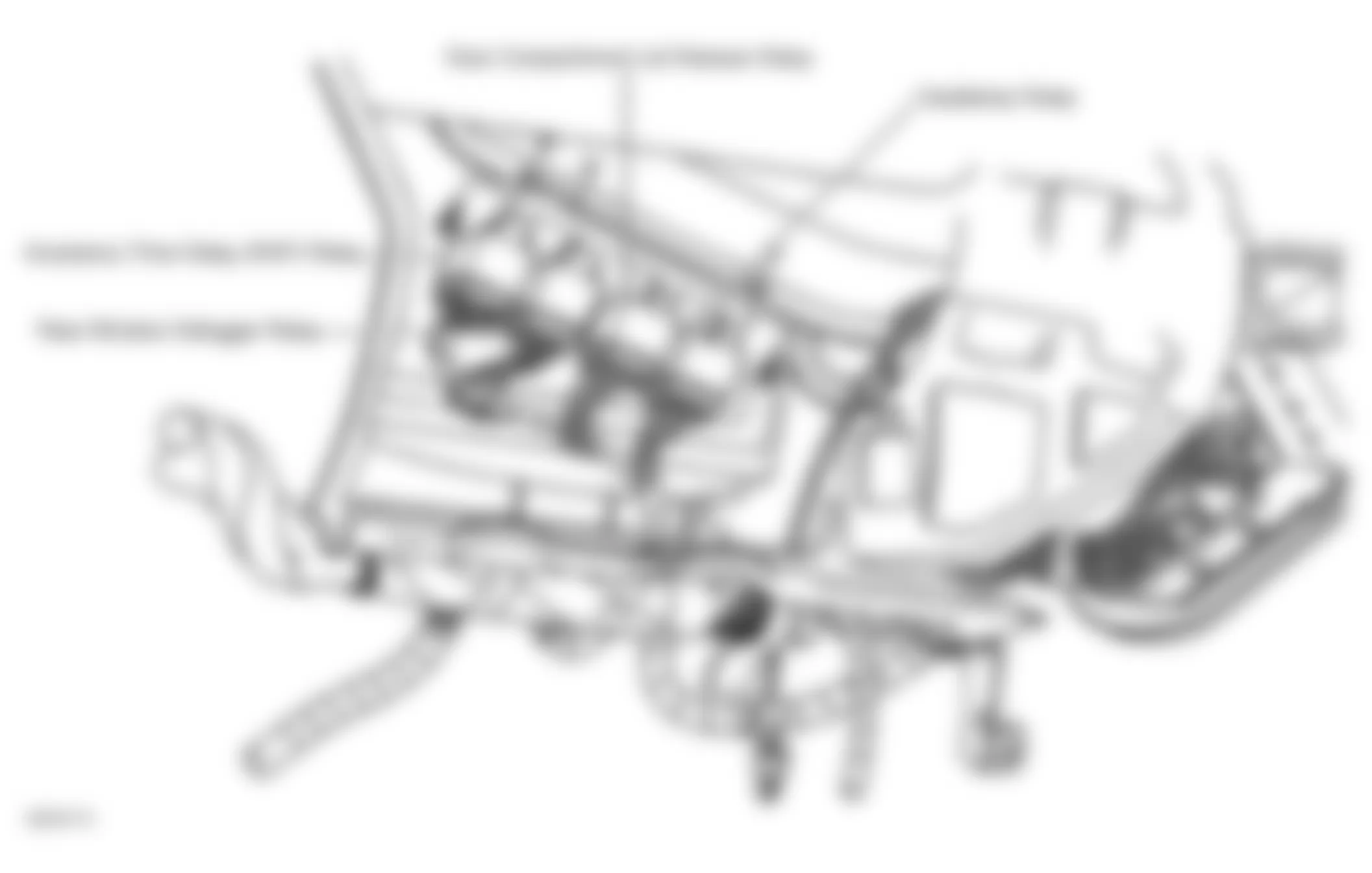 Buick Century Limited 2000 - Component Locations -  Right Side Of Dash