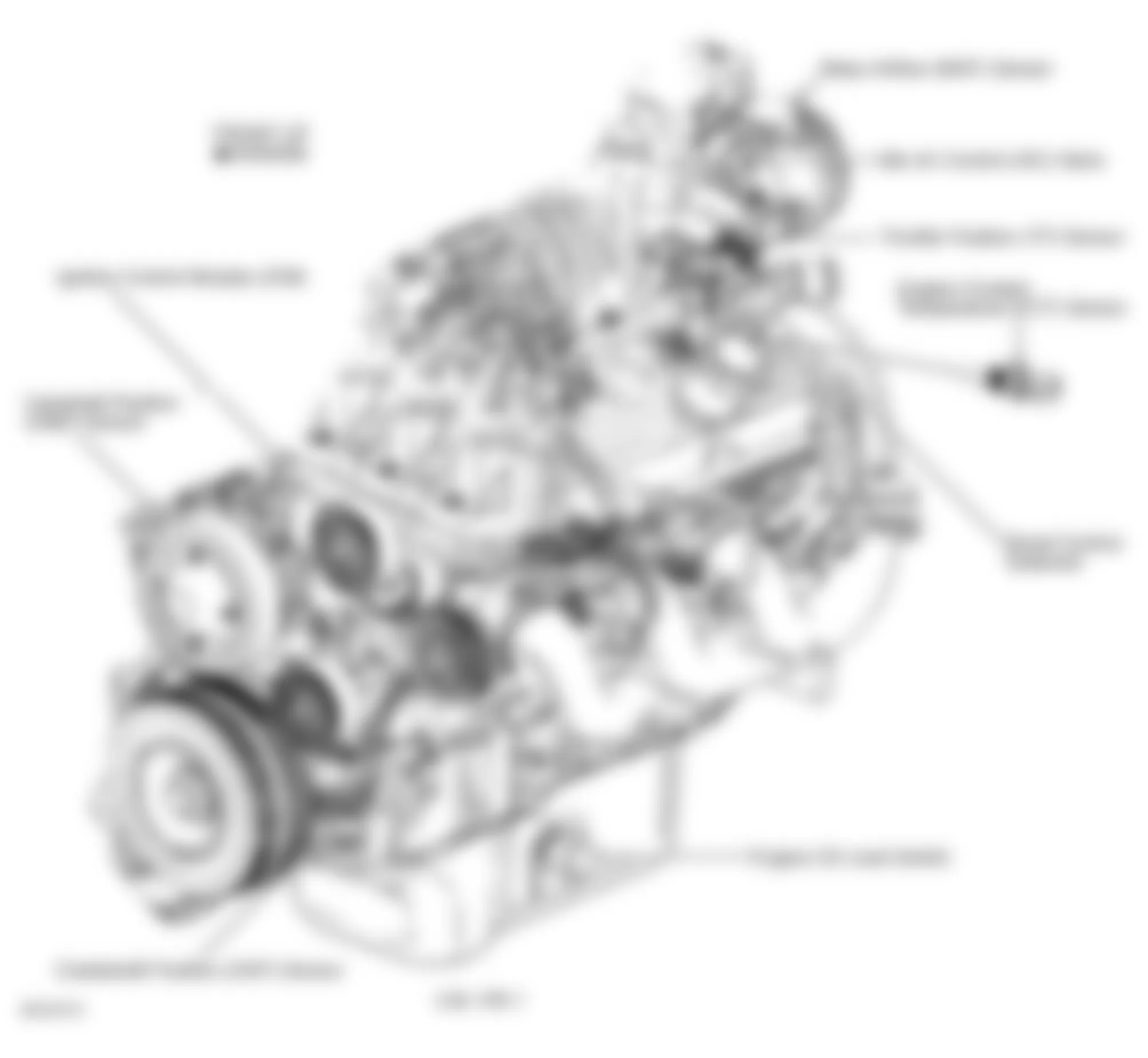 Buick LeSabre Limited 2000 - Component Locations -  Left Side Of Engine (3.8L VIN 1)