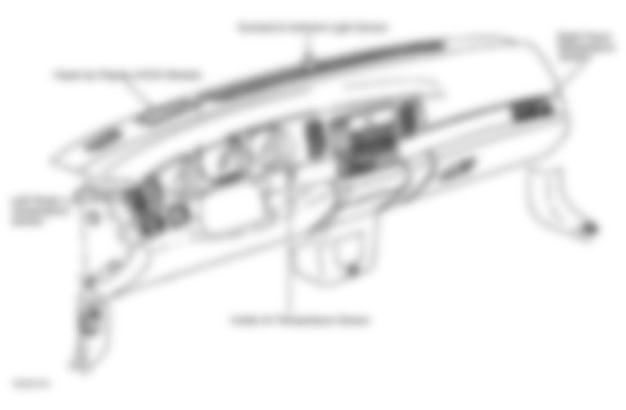 Buick LeSabre Limited 2000 - Component Locations -  Dash
