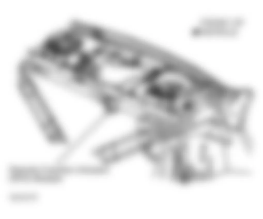 Buick LeSabre Limited 2000 - Component Locations -  Package Shelf