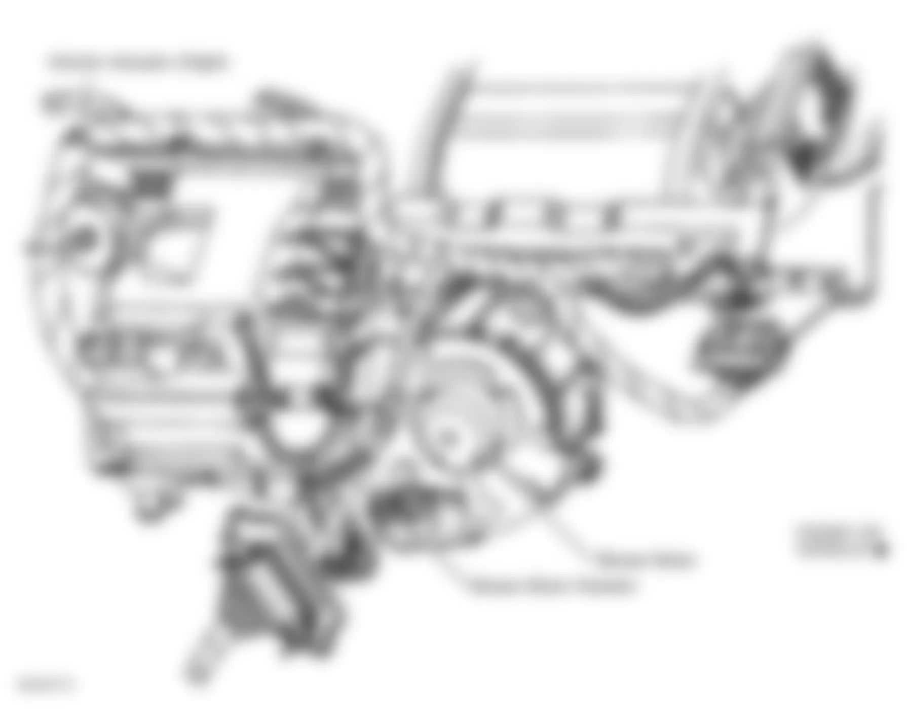 Buick Regal LS 2000 - Component Locations -  HVAC Module