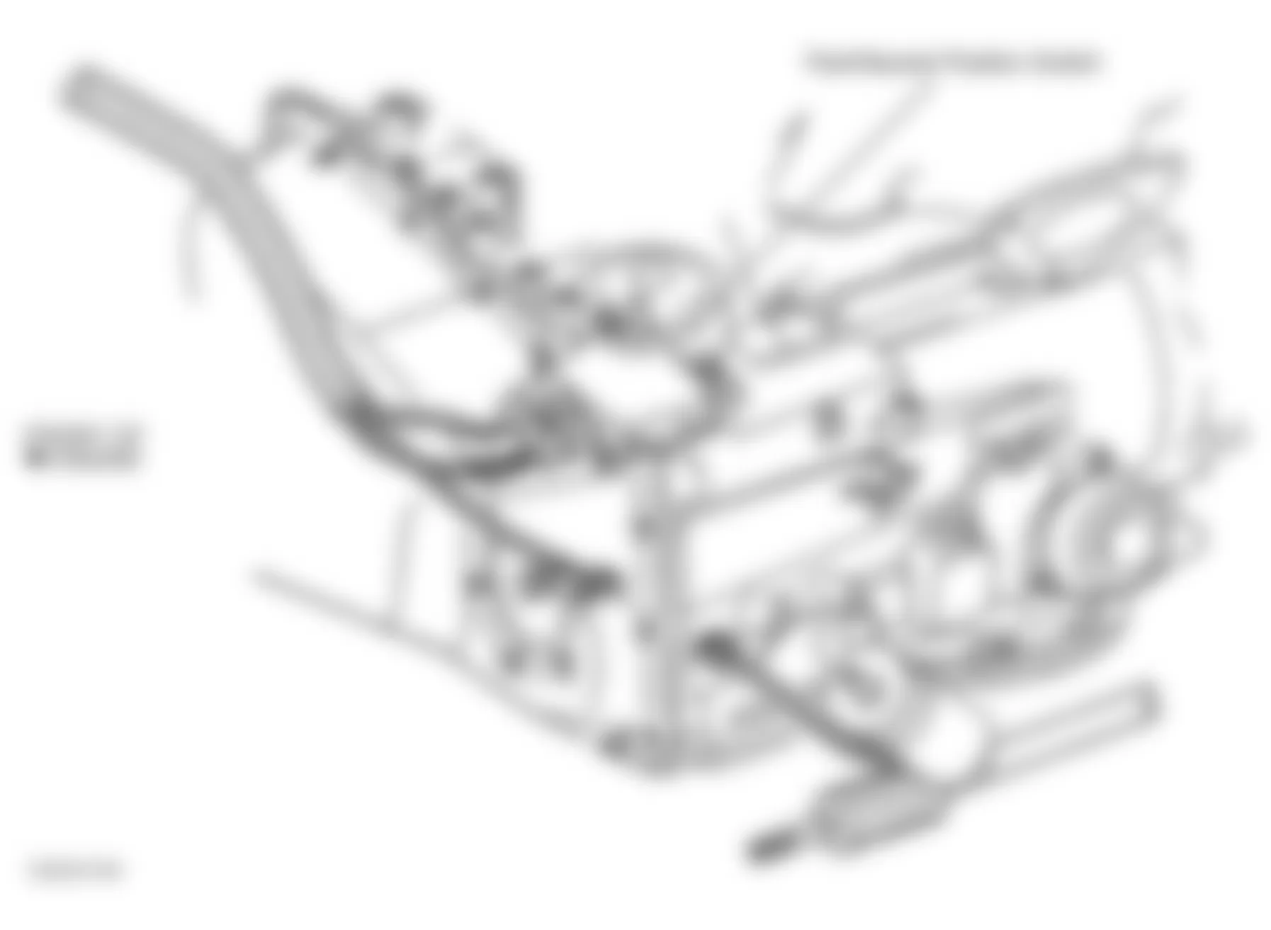 Buick Century Limited 2001 - Component Locations -  Right Rear Of Transaxle