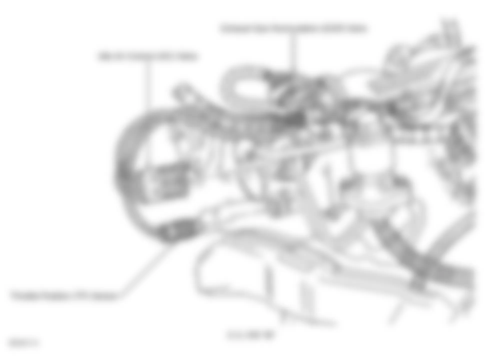 Buick Regal GS 2001 - Component Locations -  Rear Of Engine (3.1L VIN M)
