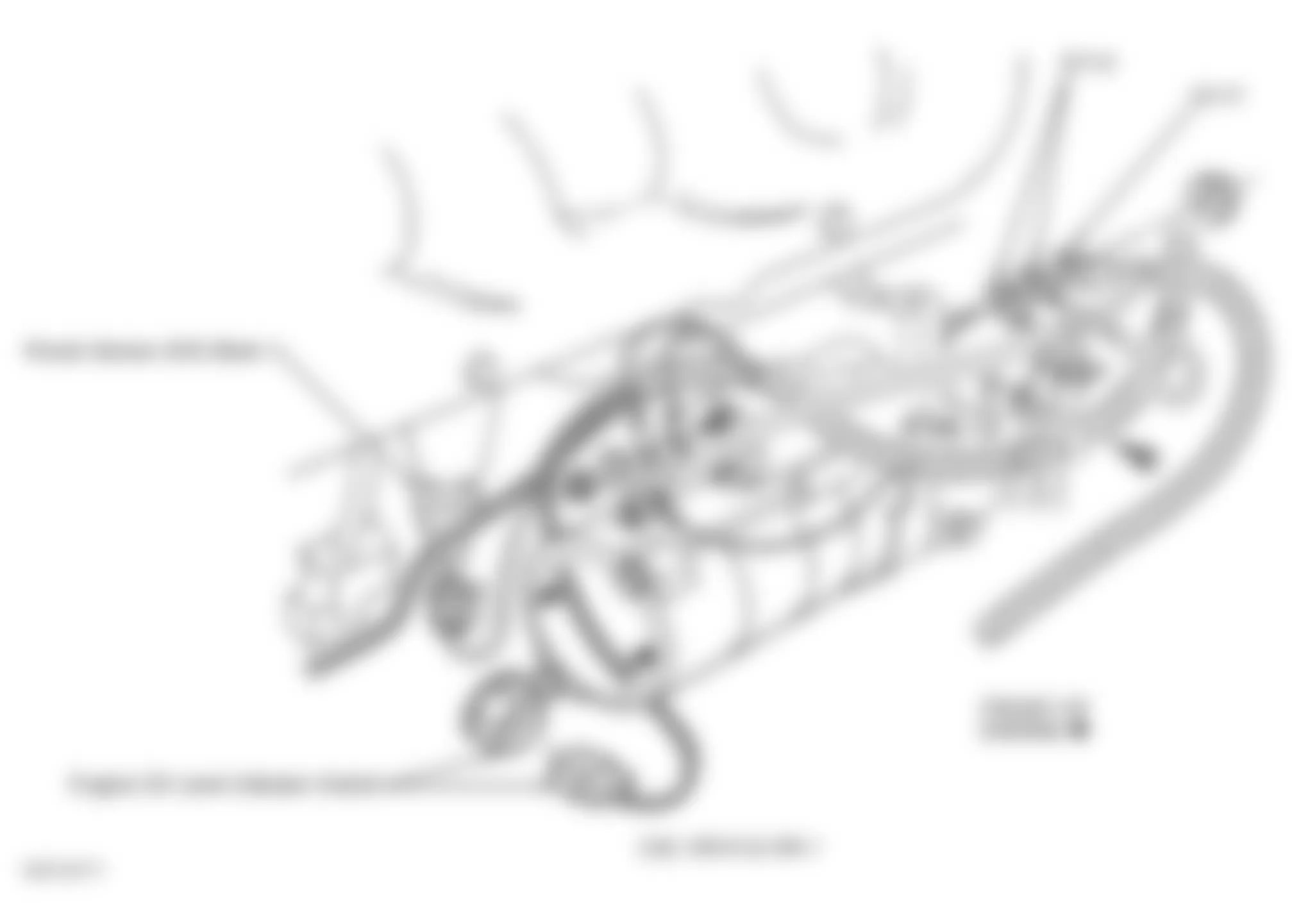 Buick Regal GS 2001 - Component Locations -  Left Side Of Engine (3.8L VIN K & 3.8L VIN 1)