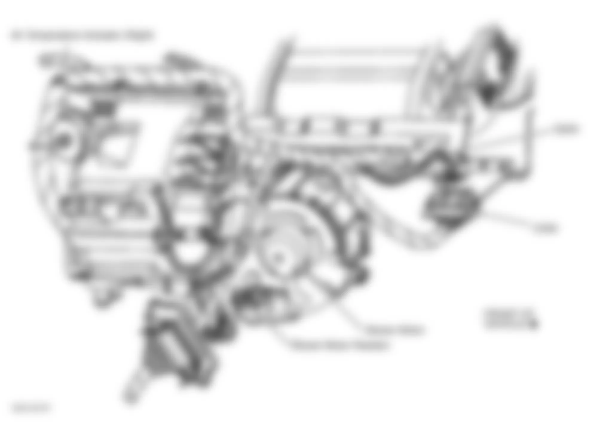 Buick Regal GS 2001 - Component Locations -  HVAC Module