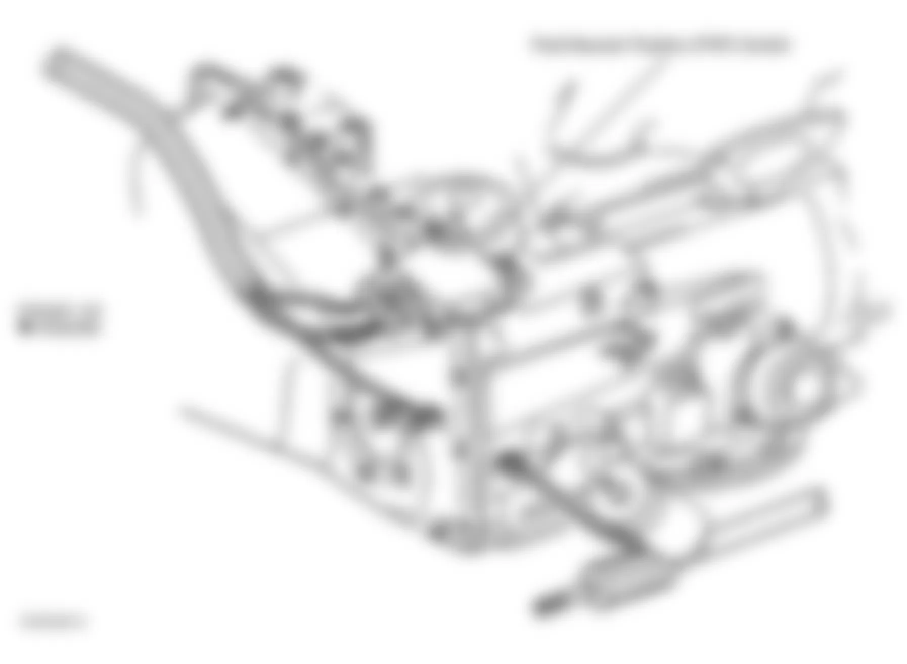 Buick Century Limited 2002 - Component Locations -  Right Rear Of Transaxle