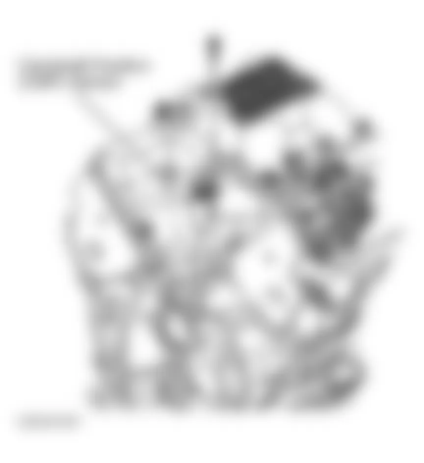 Buick Rendezvous CX 2002 - Component Locations -  Front Of Engine
