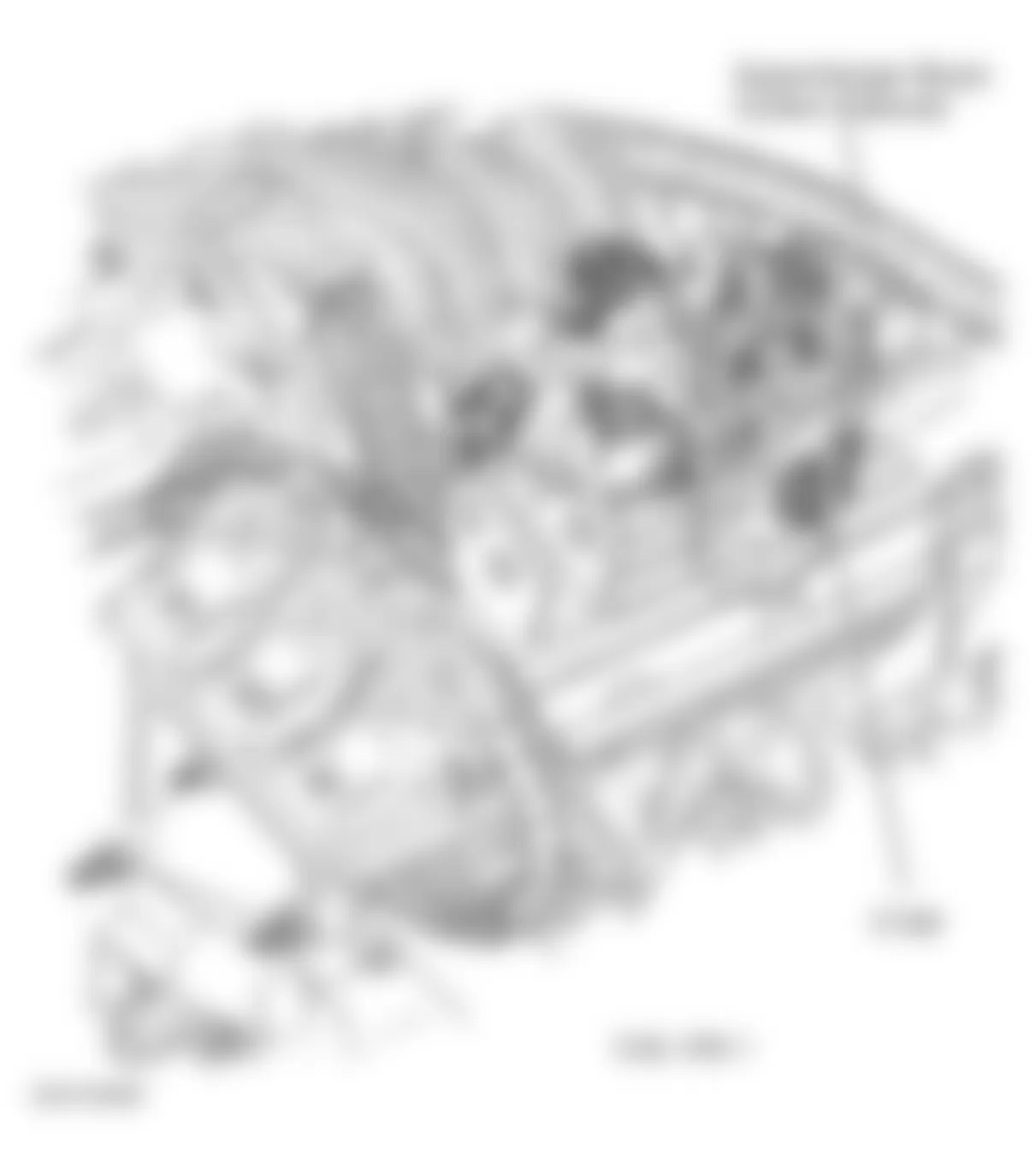 Buick Century 2003 - Component Locations -  Left Side Of Engine (3.8L VIN 1)